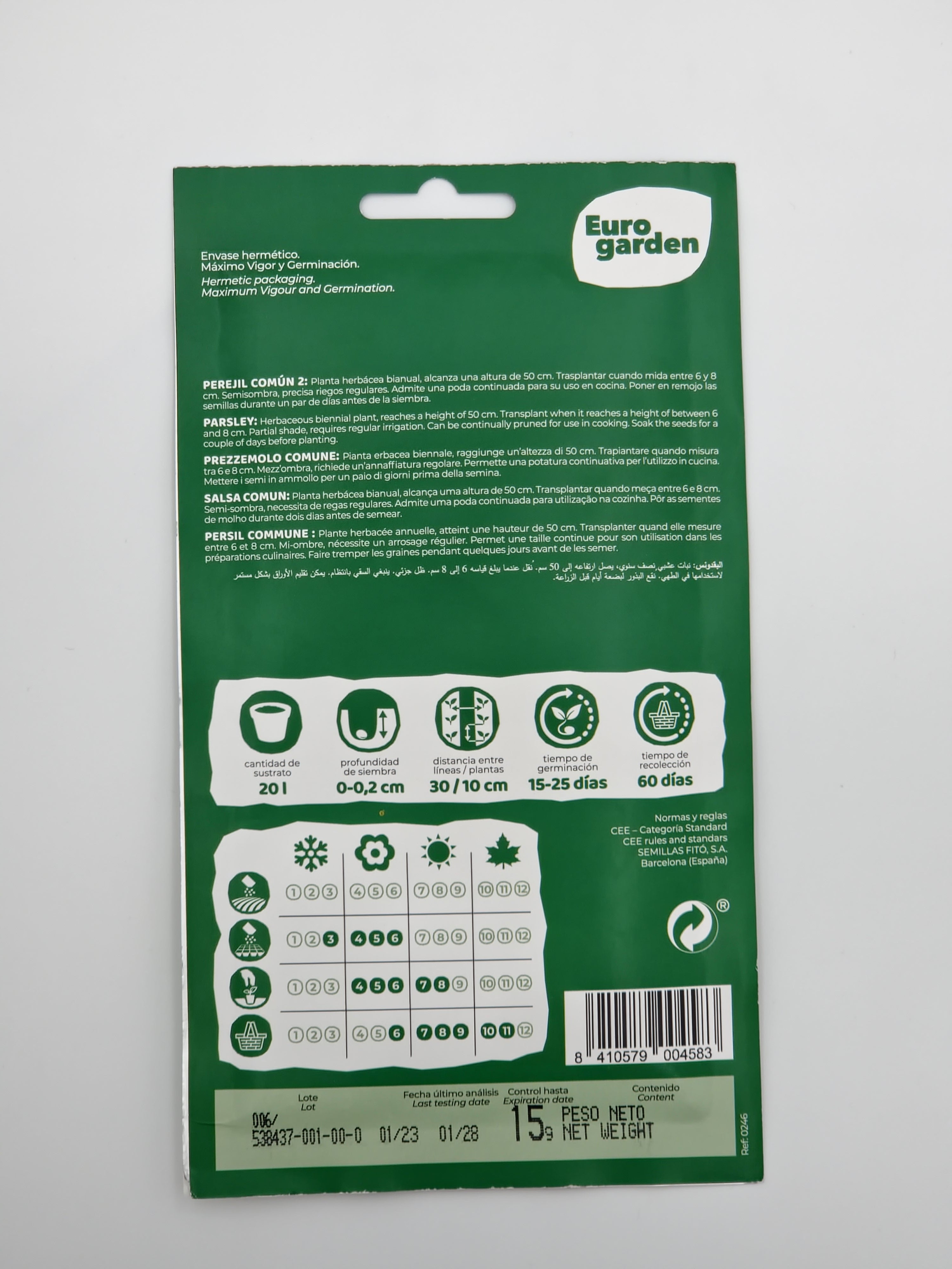 Parsley Seeds by (Euro Garden)