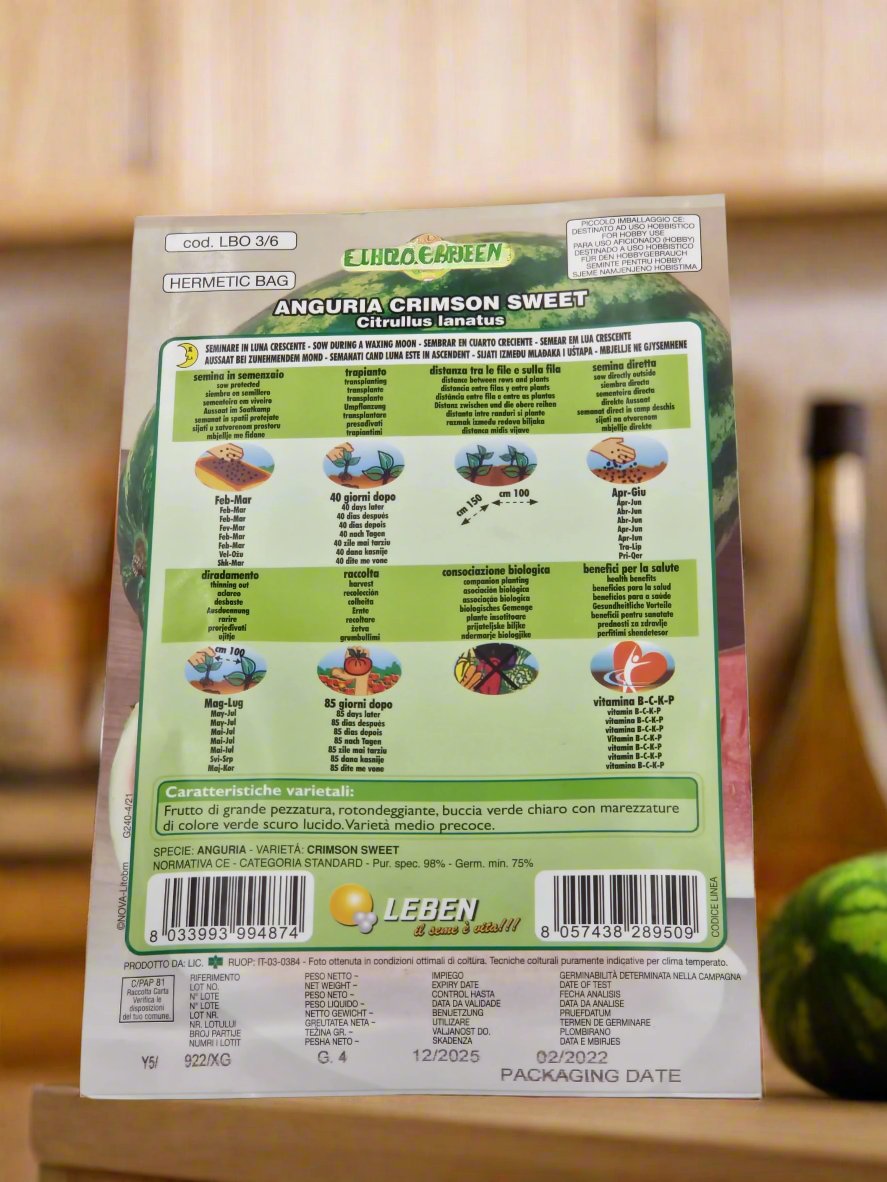 WATERMELON seeds by Euro garden