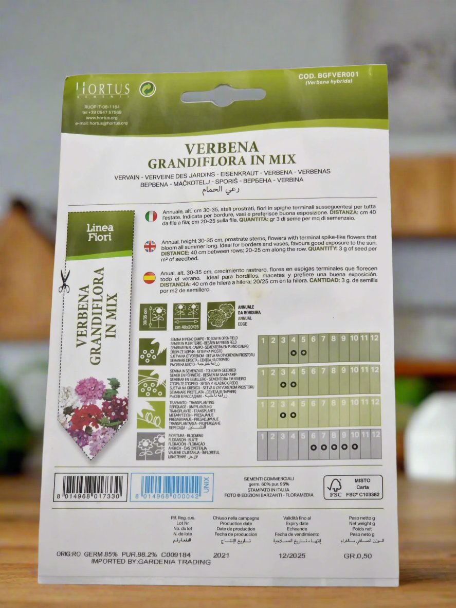 Vervain Mix seeds by Hortus
