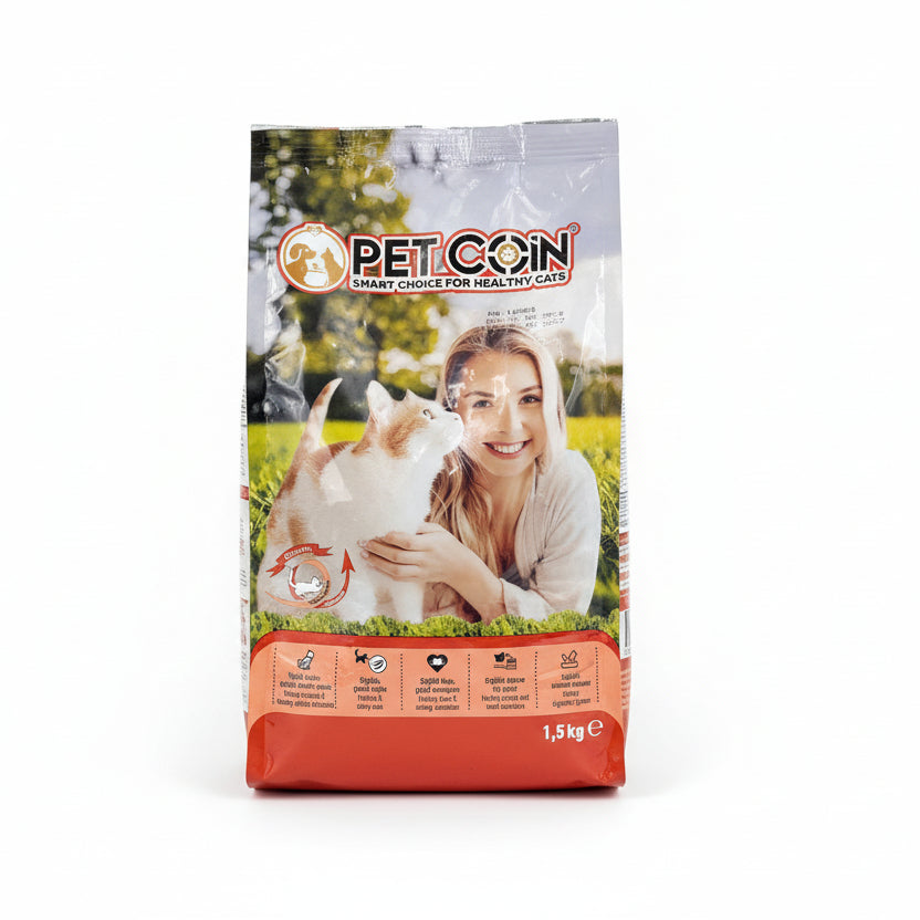 Pet Coin Cat Food – Gourmet Formula 1.5kg | Noble Pets