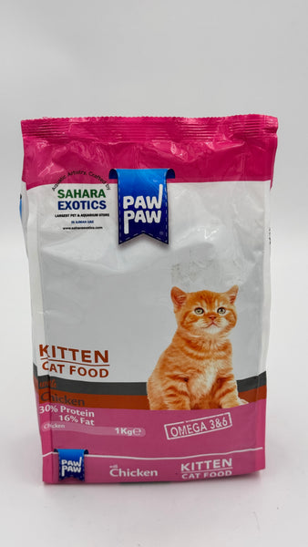 Paw Paw Kitten Cat Food – Chicken 1kg | Noble Pets