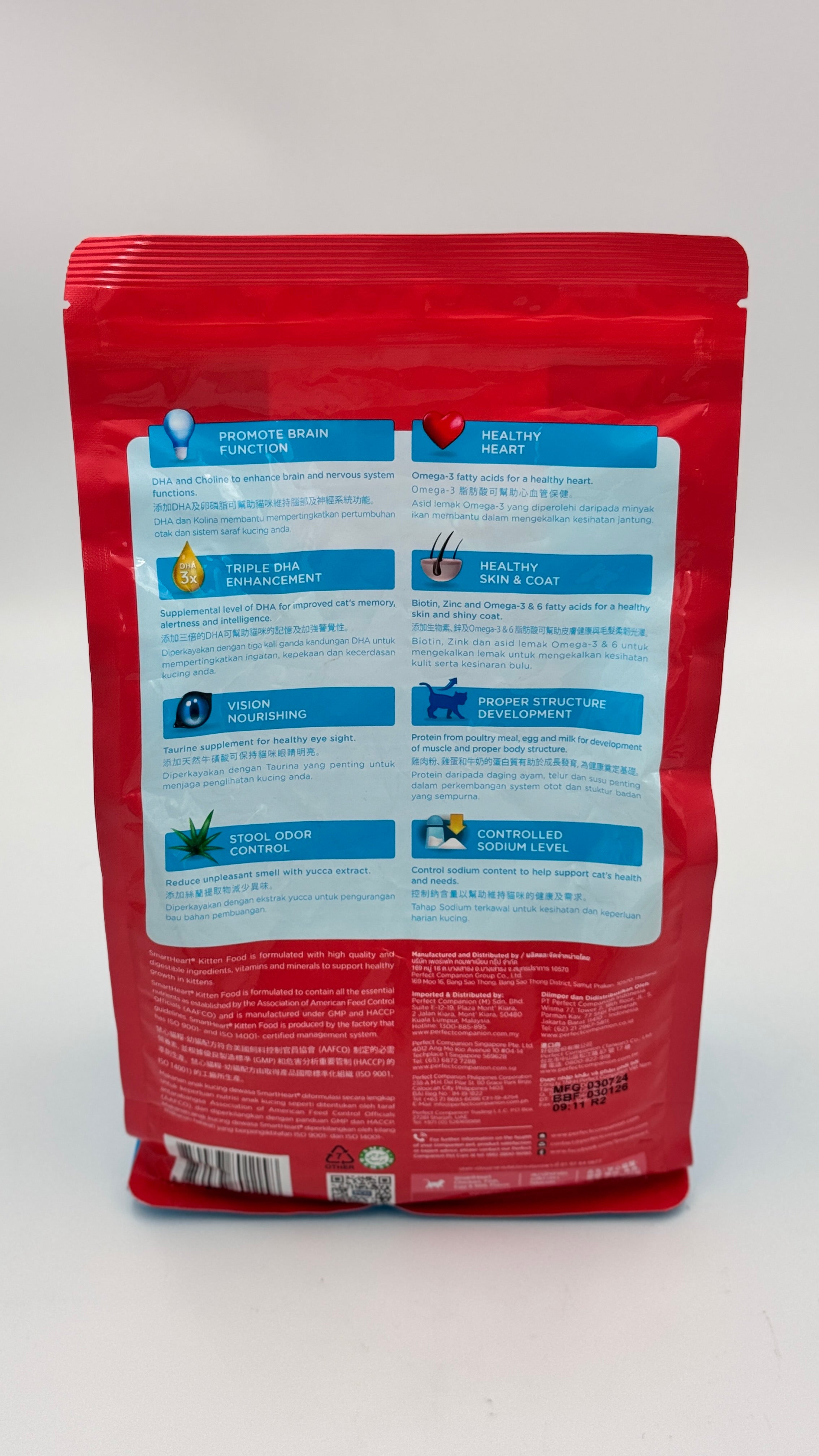 SmartHeart Kitten Food – Chicken, Fish, Egg & Milk | Noble Pets