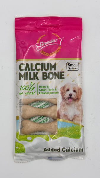 Gnawlers Calcium Milk Bone – Small 7pcs | Noble Pets