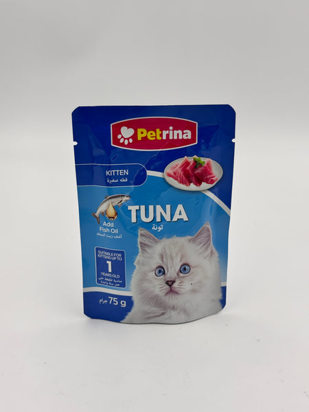 Petrina Kitten Wet Food – Tuna 75g | Noble Pets