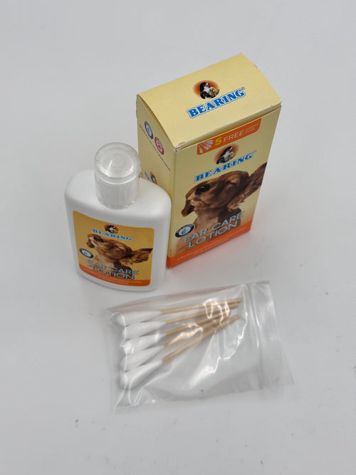 Bearing Ear Care Lotion for Dogs – With 5 Free Cotton Buds | Noble Pets