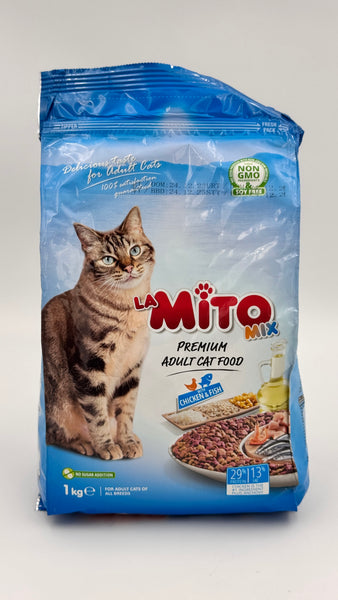 La Mito Mix Adult Cat Food – Chicken & Fish 1kg | Noble Pets