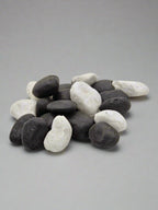 20kg Bulk Natural River Rock - Black and White Landscaping Pebbles for Garden & Home Décor | Outdoor Water Scaping Natural Stones