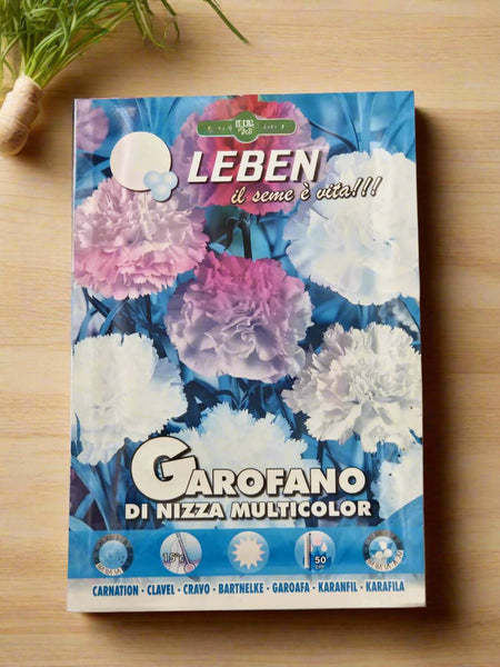 Carnation Flower Mix Seeds – Dianthus Caryophyllus for Classic Garden Elegance