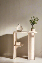 Deewan_Travertine_Console_Table_ in  Deevan’s Nobel House Decor and Gardening Seeds with Services