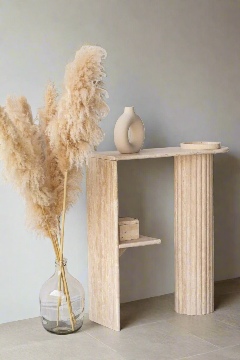 Deewan_Travertine_Console_Table on  Deevan’s Nobel House Decor and Gardening Seeds with Services