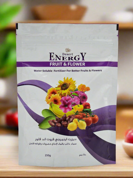 Fruits & Flowers High-Potassium Fertilizer by Desert Energy - Fully Soluble NPK with Magnesium