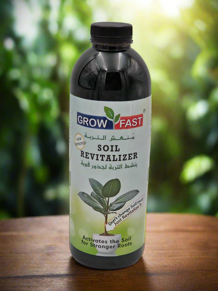 Grow Fast Soil Revitalizer - Concentrated Liquid Formula for Lush Gardens