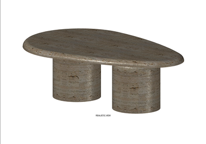 Natural Travertine Coffee Table