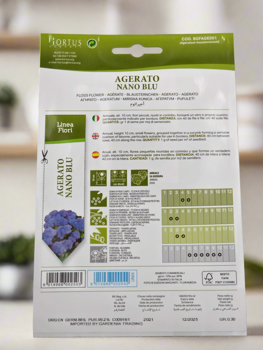 Floss Flower Seeds by Hortus