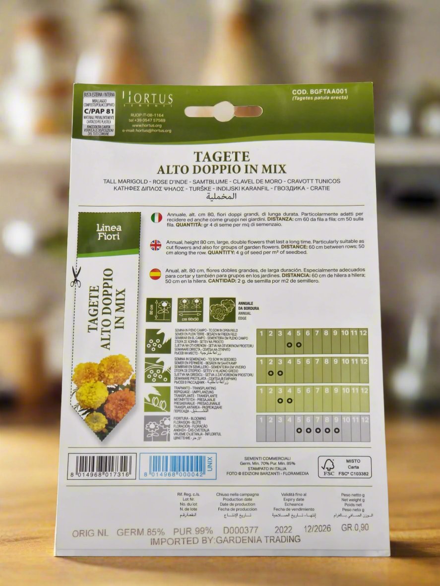 Tall Marigold Seeds