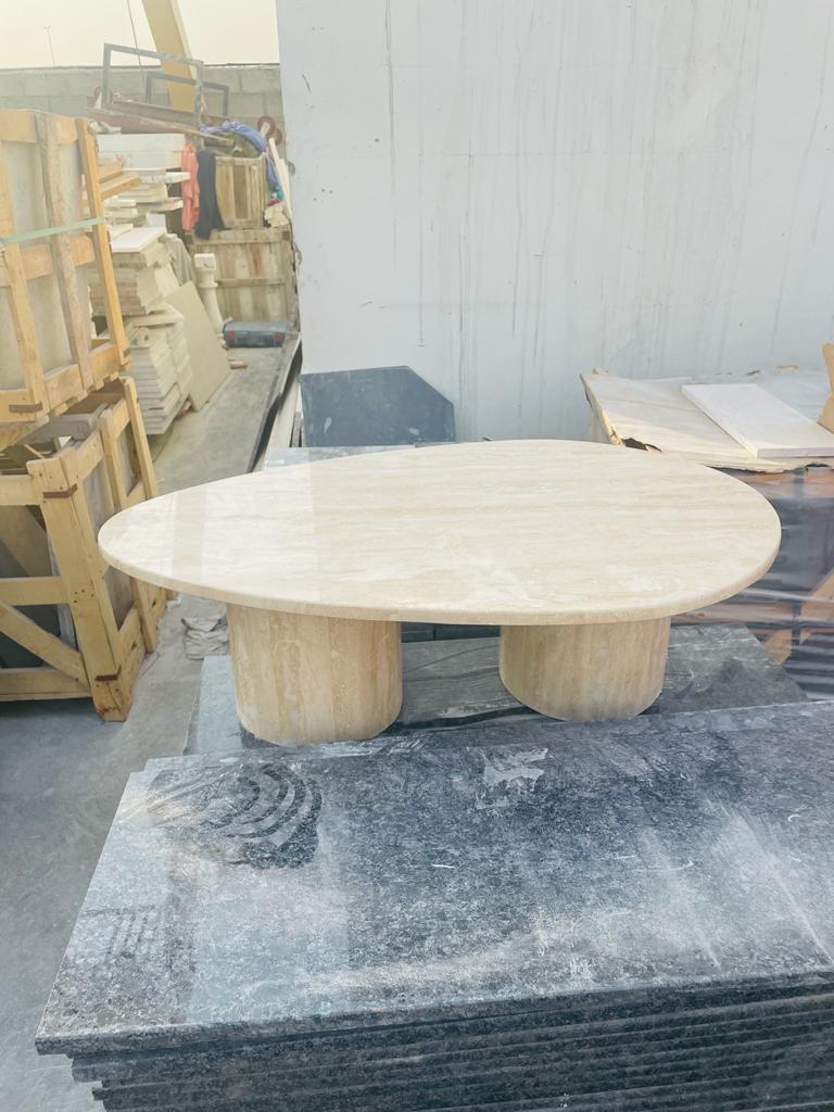 Natural Travertine Coffee Table