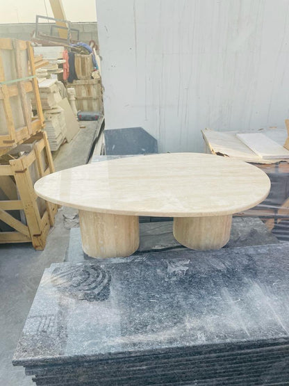 Natural Travertine Coffee Table