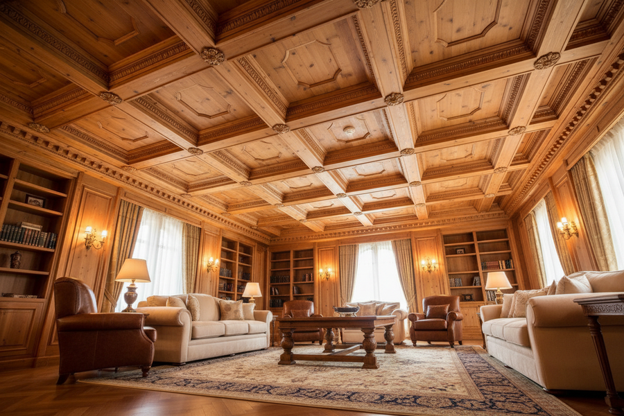 Coffered & Wooden Ceilings