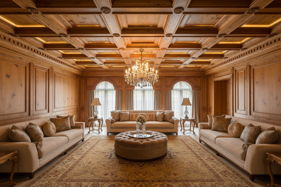 Coffered & Wooden Ceilings
