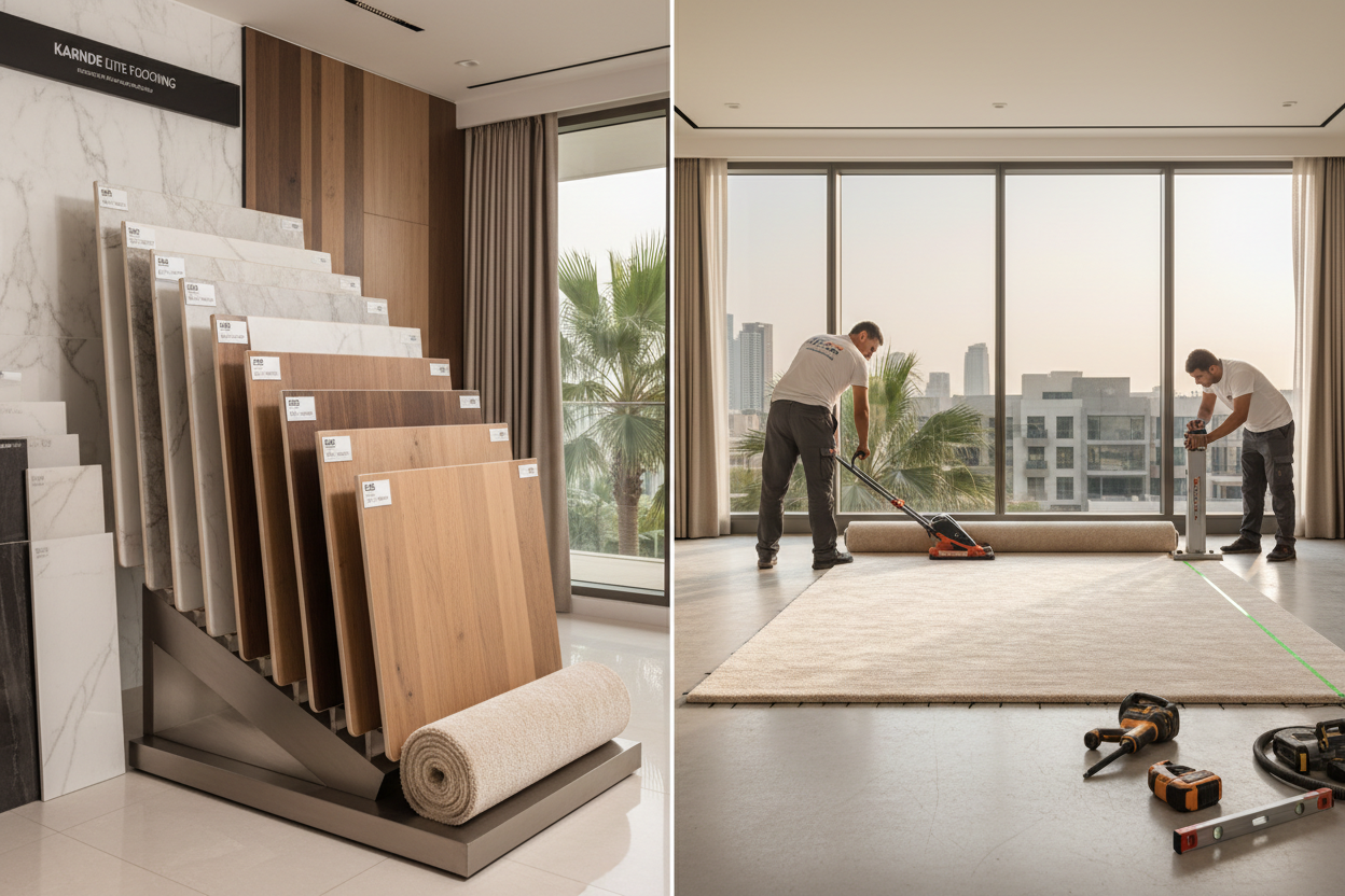 Premium MaterialsWe source flooring from the world's leading manufacturers. Every product is selected for quality, durability, and suitability for the UAE environment—resistant to heat, humidity, and heavy foot traffic.Subfloor PreparationProper preparation is essential for lasting results. We assess and prepare your subfloor, addressing moisture issues, leveling imperfections, and installing appropriate underlayments for optimal performance.Expert InstallationOur certified installers have years of experien