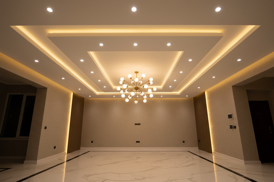 Ceiling Lighting Integration