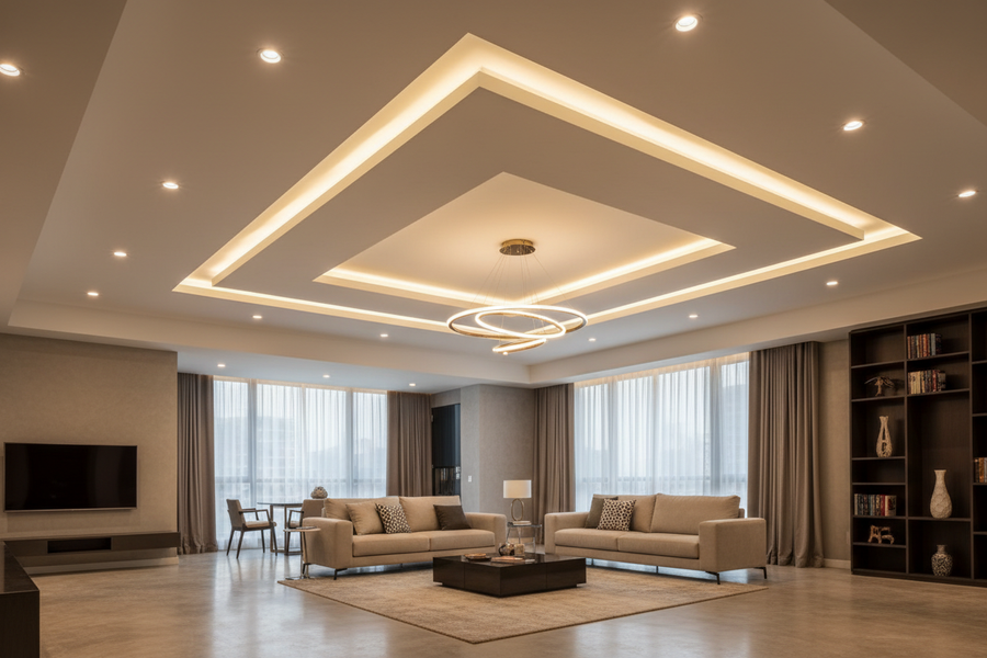 Ceiling Lighting Integration