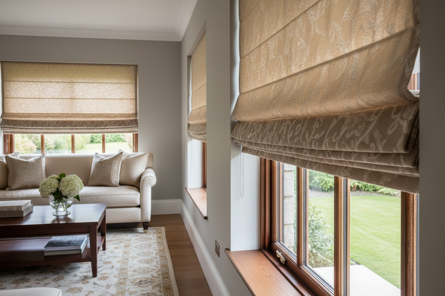 Elegant Roman Blinds